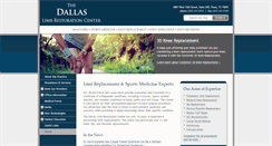 Desktop Screenshot of dallaslimbrestoration.com